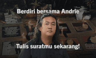 Andrie adalah kita. Ayo tulis surat dukunganmu untuk Andrie! 